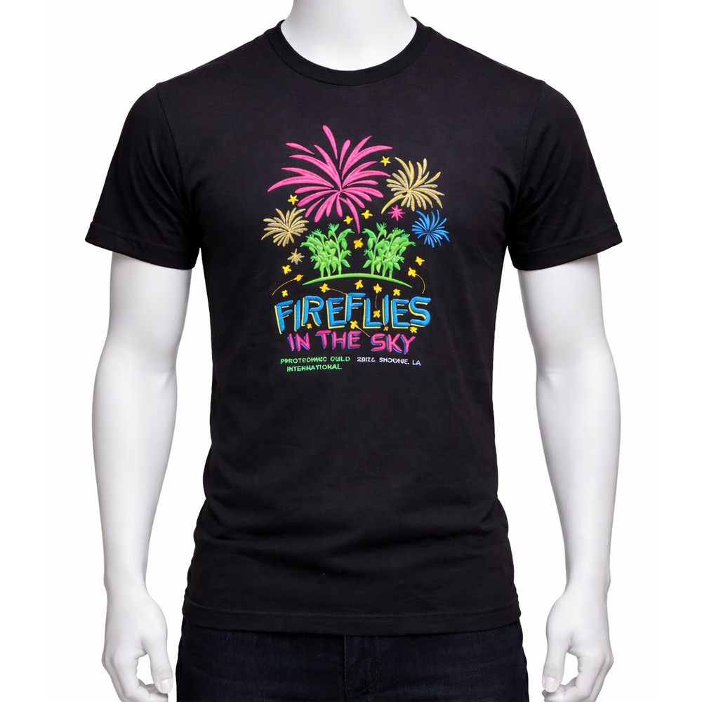 PGI FIREFLIES IN THE SKY - EMBROIDERED T-SHIRT