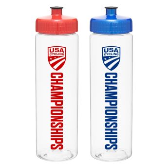 USA Cycling Primary Logo Championships 25oz. Water Bottle