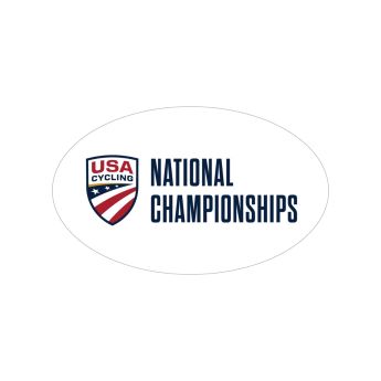 USA Cycling National Championships Oval Sticker