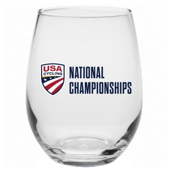 USA Cycling National Championships Wine Glass