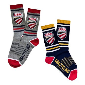 USA Cycling Primary Logo Socks