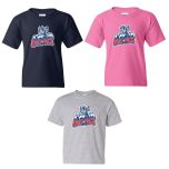 Hartford Wolf Pack Primary Logo Youth Cotton Short Sleeve T-shirt