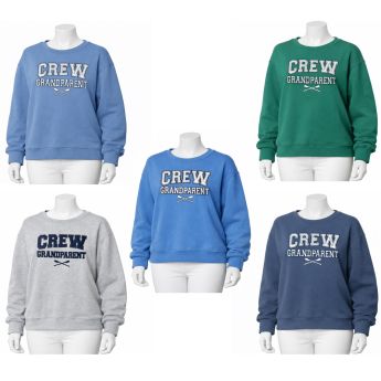 Crew USA Embroidered GRANDPARENT Crewneck Sweatshirt