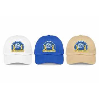 Epic Day of Service Embroidered Cap with Adjustable Strap