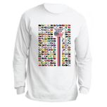 CREW Apparel Collegiate Rowing Blades Long Sleeve T-Shirt Front View